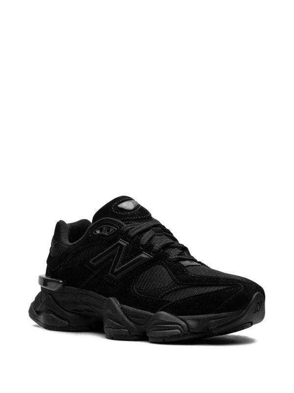 New Balance 9060 Triple Black Athletic Sneaker - Breathable Mesh Upper, Cushioned Insole, Durable Rubber Outsole, Round Toe Design, Stylish Comfort for Everyday Wear
