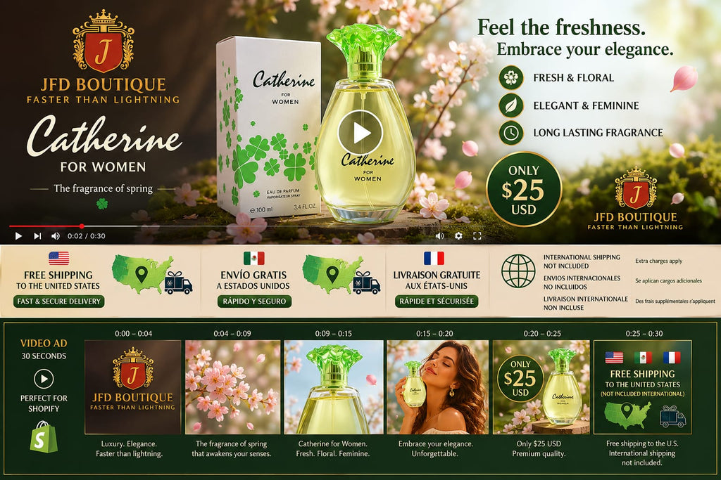 Catherine eau de parfum 100mil(3.4 fl.oz.) for woman
